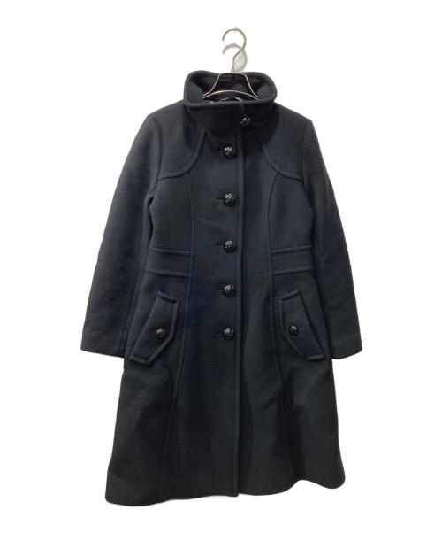 BLUE LABEL CRESTBRIDGE（ブルーレーベルクレストブリッジ）BLUE LABEL CRESTBRIDGE (ブルーレーベルクレストブリッジ) コート ブラック サイズ:40の古着・服飾アイテム