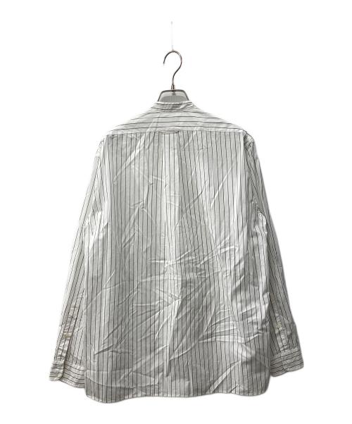 SHIPS（シップス）SHIPS (シップス) IKE BEHAR (アイクベーハ) バンドカラーシャツ ホワイト サイズ:Ｌの古着・服飾アイテム