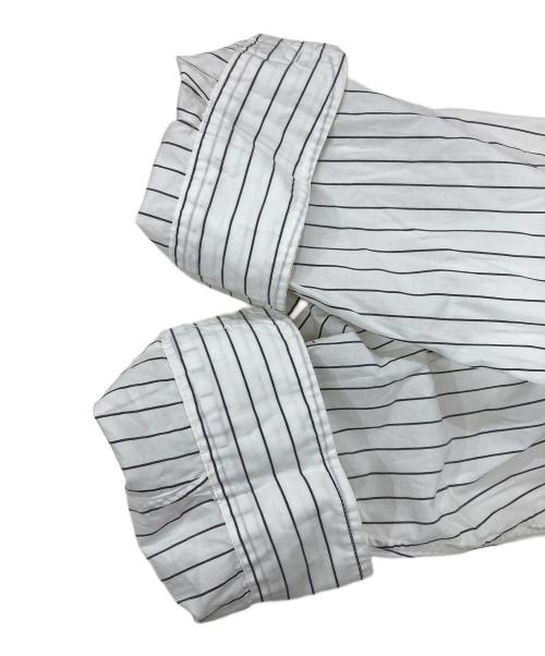 SHIPS（シップス）SHIPS (シップス) IKE BEHAR (アイクベーハ) バンドカラーシャツ ホワイト サイズ:Ｌの古着・服飾アイテム