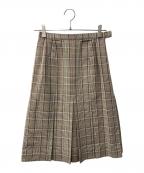 Burberry'sバーバリーズ）の古着「チェックスカート」｜ブラウン