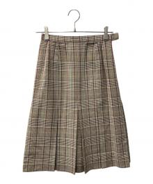 Burberry's（バーバリーズ）の古着「チェックスカート」｜ブラウン