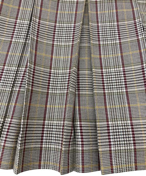 Burberry's（バーバリーズ）Burberry's (バーバリーズ) チェックスカート ブラウン サイズ:7ARの古着・服飾アイテム