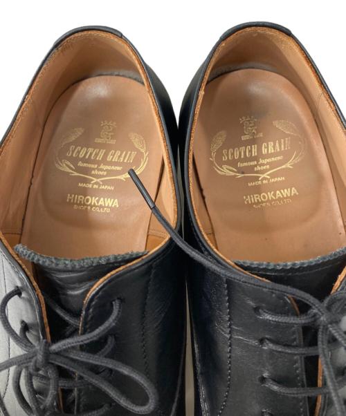 SCOTCH GRAIN（スコッチグレイン）SCOTCH GRAIN (スコッチグレイン) ストレートチップシューズ ブラック サイズ:25　EEEの古着・服飾アイテム