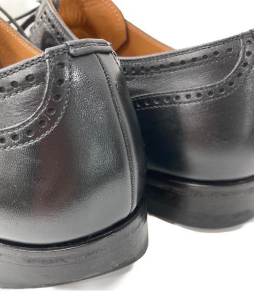 SCOTCH GRAIN（スコッチグレイン）SCOTCH GRAIN (スコッチグレイン) パンチングストレートチップシューズ ブラック サイズ:25　EEEの古着・服飾アイテム