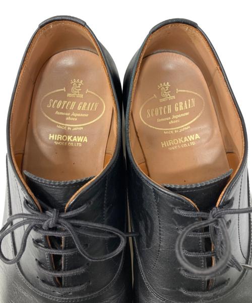 SCOTCH GRAIN（スコッチグレイン）SCOTCH GRAIN (スコッチグレイン) ストレートチップシューズ ブラック サイズ:25の古着・服飾アイテム