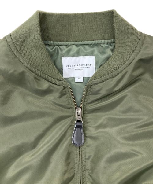 URBAN RESEARCH（アーバンリサーチ）URBAN RESEARCH (アーバンリサーチ) MA-1ジャケット オリーブ サイズ:Mの古着・服飾アイテム