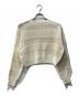 BEAUTY&YOUTH UNITED ARROWS (ビューティーアンドユースユナイテッドアローズ) クロップドメッシュニット アイボリー サイズ:FREE：5000円