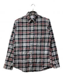 BROOKS BROTHERS（ブルックスブラザーズ）の古着「チェックシャツ」｜グレー