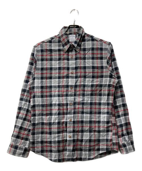 BROOKS BROTHERS（ブルックスブラザーズ）BROOKS BROTHERS (ブルックスブラザーズ) チェックシャツ グレー サイズ:Mの古着・服飾アイテム