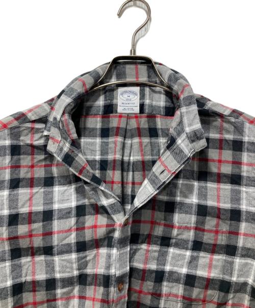 BROOKS BROTHERS（ブルックスブラザーズ）BROOKS BROTHERS (ブルックスブラザーズ) チェックシャツ グレー サイズ:Mの古着・服飾アイテム