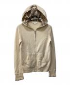 BURBERRY CHILDRENバーバリー チルドレン）の古着「カシミアジップパーカー」｜ベージュ