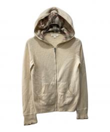 BURBERRY CHILDREN（バーバリー チルドレン）の古着「カシミアジップパーカー」｜ベージュ