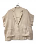 Dignite collierディニテ コリエ）の古着「メッシュハーフスリーブJK」｜ベージュ