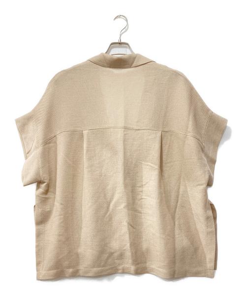 Dignite collier（ディニテ コリエ）Dignite collier (ディニテ コリエ) メッシュハーフスリーブJK ベージュ サイズ:Fの古着・服飾アイテム