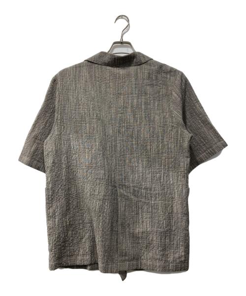 Gready Brilliant（グレディ ブリリアン）Gready Brilliant (グレディ ブリリアン) 半袖ダブルジャケット グレー サイズ:38の古着・服飾アイテム