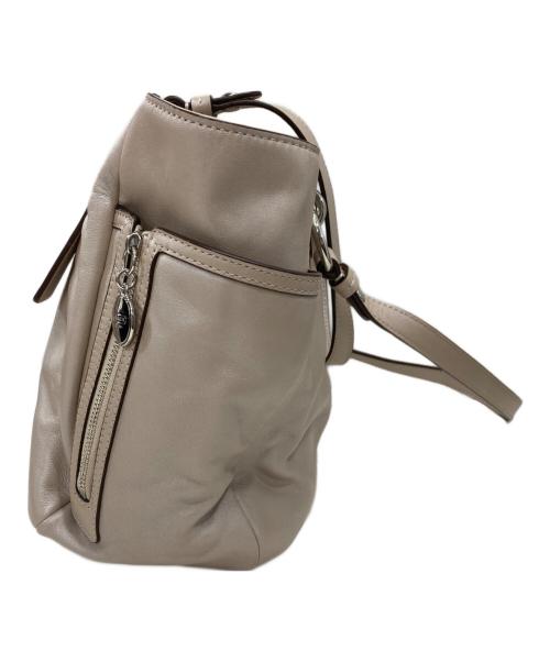 COACH（コーチ）COACH (コーチ) ギャラリーレザージップトートバッグ ベージュの古着・服飾アイテム