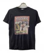 Hysteric Glamourヒステリックグラマー）の古着「ガールプリントTシャツ」｜ブラック