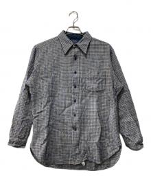 PENDLETON（ペンドルトン）の古着「チェックウールシャツ/70s-80s」｜ブルー