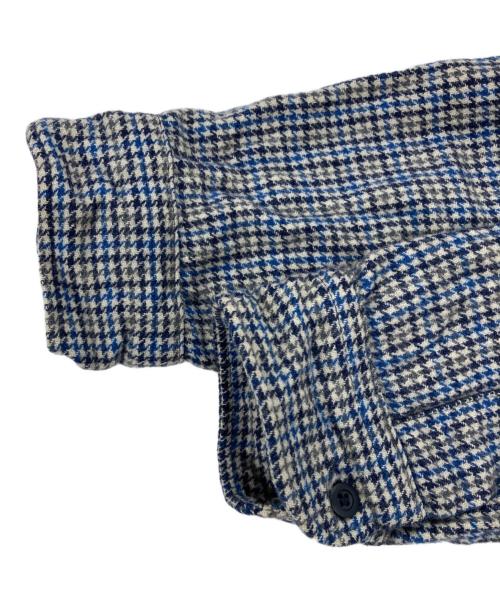 PENDLETON（ペンドルトン）PENDLETON (ペンドルトン) チェックウールシャツ/70s-80s ブルー サイズ:Lの古着・服飾アイテム