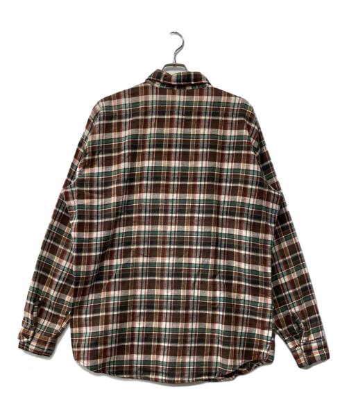 FIVE BROTHER（ファイブブラザー）FIVE BROTHER (ファイブブラザー) 70s-80s/チェックシャツ ブラウン サイズ:XLの古着・服飾アイテム