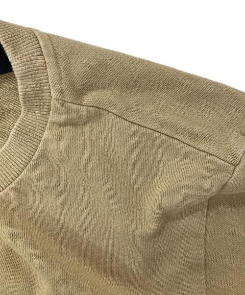 DIESEL（ディーゼル）DIESEL (ディーゼル) ワンポイントスウェット ベージュ サイズ:Sの古着・服飾アイテム