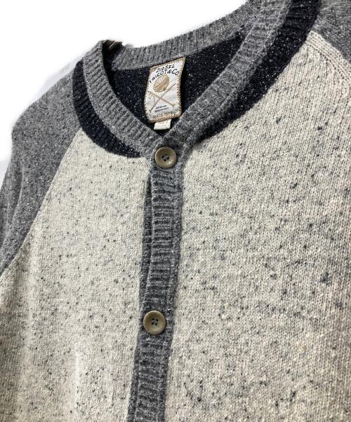 DIESEL（ディーゼル）DIESEL (ディーゼル) ニットカーディガン グレー サイズ:Lの古着・服飾アイテム