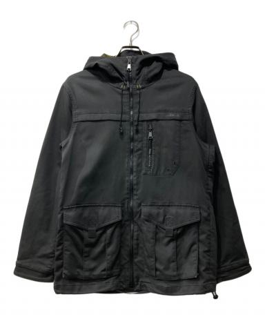 週末限定値下げ！DIESEL ブルゾン・ジャケット ブラック/イエロー 中古・古着通販】DIESEL (ディーゼル) ジップジャケット ブラック