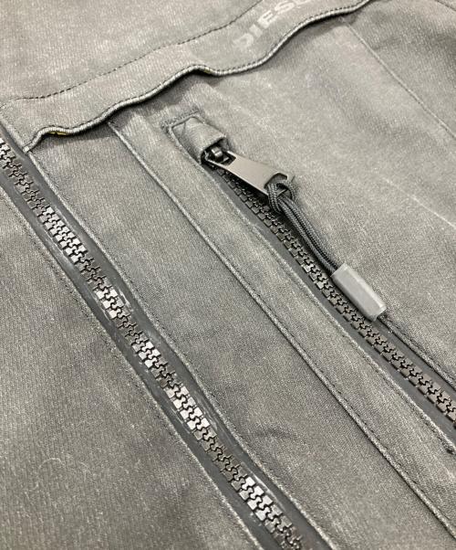 DIESEL（ディーゼル）DIESEL (ディーゼル) ジップジャケット ブラック サイズ:Mの古着・服飾アイテム