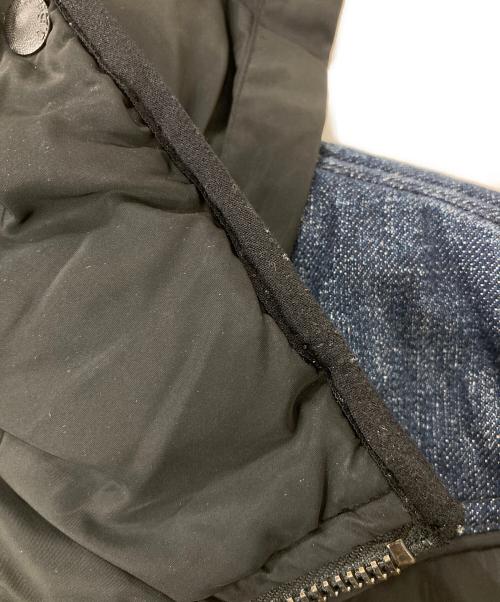 DIESEL（ディーゼル）DIESEL (ディーゼル) デニム切替中綿ジャケット ブラック サイズ:XLの古着・服飾アイテム