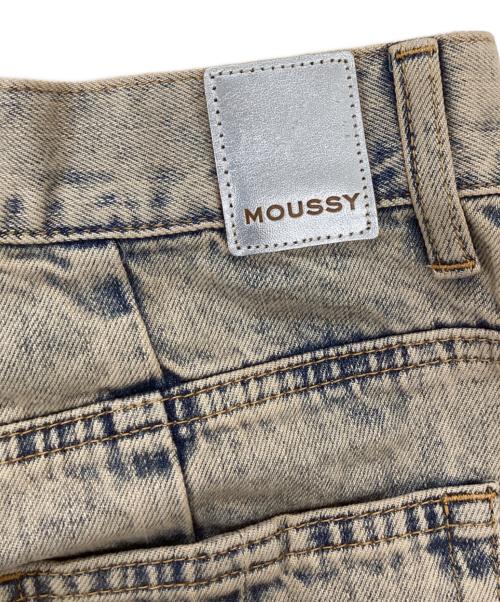 moussy（マウジー）moussy (マウジー) デニムパンツ/CURVED LINE CHEMICAL BAGGY インディゴの古着・服飾アイテム
