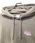 中古・古着 X-GIRL (エックスガール) パーカー/FACE POSTER SWEAT HOODIE オリーブ サイズ:L：5000円
