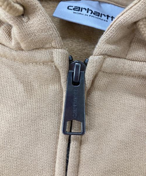 Carhartt WIP（カーハート ワーク イン プログレス）Carhartt WIP (カーハート ワーク イン プログレス) ジップパーカー/Hooded Heart II Hartt Sweat Jacket ベージュ サイズ:Mの古着・服飾アイテム