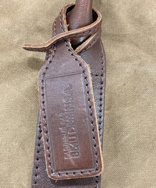 BEAU DESSIN（ボーデッサン）BEAU DESSIN (ボーデッサン) レザー切替キャンバストートバッグ ブラウンの古着・服飾アイテム