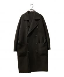 FOLL（フォル）の古着「sp160s soft rever wardrobe coat/ｳｰﾙｺｰﾄ」｜ブラウン