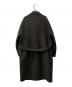 FOLL (フォル) sp160s soft rever wardrobe coat/ｳｰﾙｺｰﾄ ブラウン サイズ:2：25000円