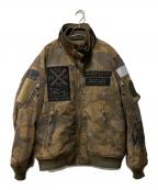 AVIREXアヴィレックス）の古着「AMC MA-1 MOD フライトジャケット」｜オリーブ