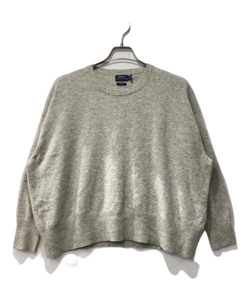 POLO RALPH LAUREN（ポロ・ラルフローレン）POLO RALPH LAUREN (ポロ・ラルフローレン) カシミヤニット グレー サイズ:XSの古着・服飾アイテム