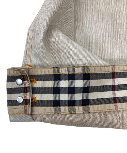 BURBERRY BLACK LABEL（バーバリーブラックレーベル）BURBERRY BLACK LABEL (バーバリーブラックレーベル) コットンジャケット ベージュ サイズ:Mの古着・服飾アイテム