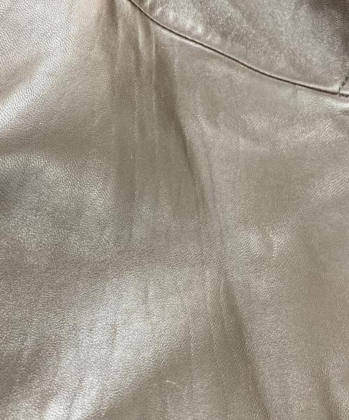 WALDEN（ウォールデン）WALDEN (ウォールデン) ライナー付きレザーコート ブラウン サイズ:4ＸＬの古着・服飾アイテム