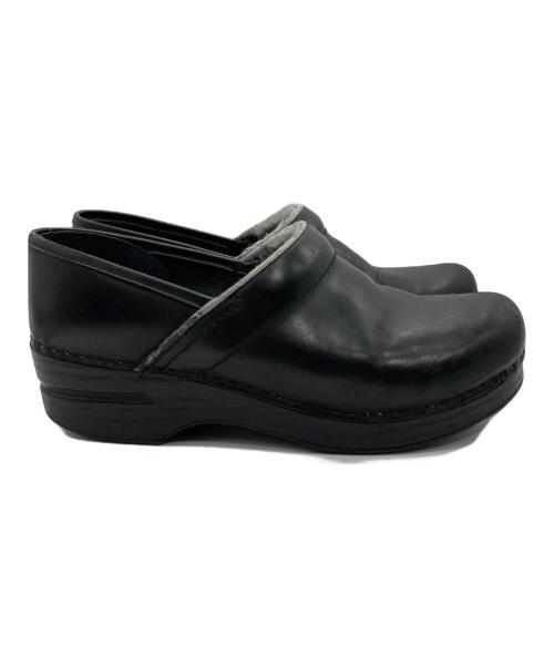 dansko（ダンスコ）dansko (ダンスコ) レザーミュール ブラック サイズ:39の古着・服飾アイテム