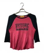 Hysteric Glamourヒステリックグラマー）の古着「HYSTERIC AGENT 七分袖カットソー」｜ピンク
