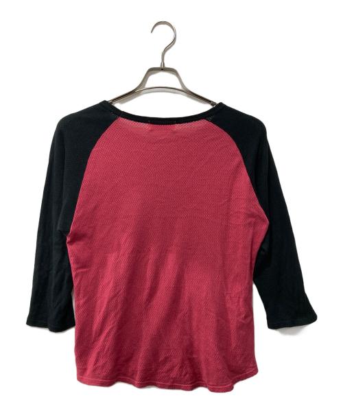 Hysteric Glamour（ヒステリックグラマー）Hysteric Glamour (ヒステリックグラマー) HYSTERIC AGENT 七分袖カットソー ピンク サイズ:FREEの古着・服飾アイテム