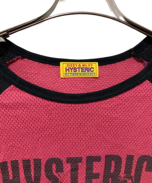Hysteric Glamour（ヒステリックグラマー）Hysteric Glamour (ヒステリックグラマー) HYSTERIC AGENT 七分袖カットソー ピンク サイズ:FREEの古着・服飾アイテム