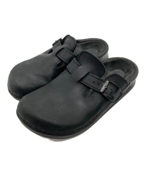 BIRKENSTOCK（ビルケンシュトック）BIRKENSTOCK (ビルケンシュトック) レザーサンダル/TATAMI ブラック サイズ:24の古着・服飾アイテム