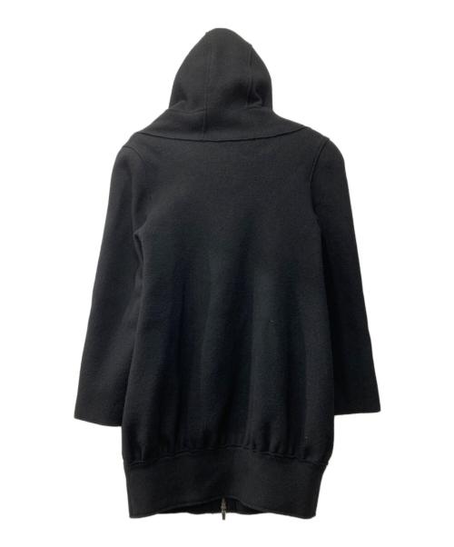 FOXEY（フォクシー）FOXEY (フォクシー) フーデッドメルトンコート ブラック サイズ:42の古着・服飾アイテム