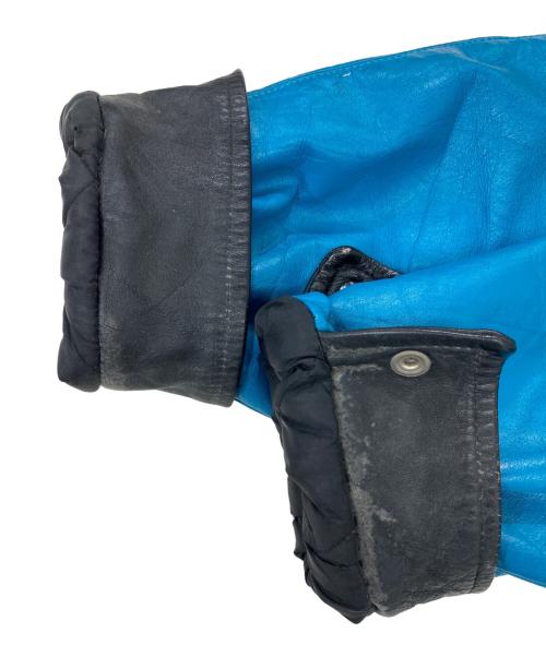 USED（ユーズド）USED (ユーズド) レザージャケット ブラック サイズ:タグの印字消えの為不明の古着・服飾アイテム