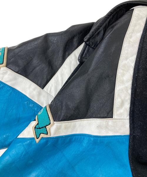 USED（ユーズド）USED (ユーズド) レザージャケット ブラック サイズ:タグの印字消えの為不明の古着・服飾アイテム