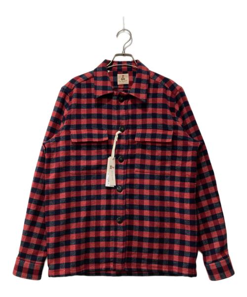 GUY ROVER（ギローバー）GUY ROVER (ギローバー) チェックシャツ レッド サイズ:Mの古着・服飾アイテム