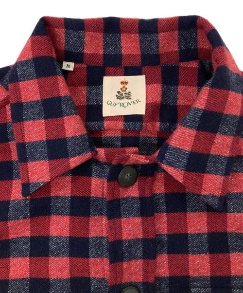 GUY ROVER（ギローバー）GUY ROVER (ギローバー) チェックシャツ レッド サイズ:Mの古着・服飾アイテム