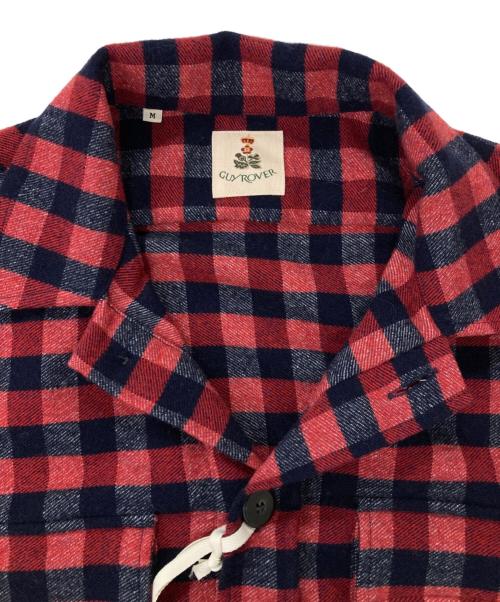 GUY ROVER（ギローバー）GUY ROVER (ギローバー) チェックシャツ レッド サイズ:Mの古着・服飾アイテム